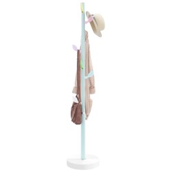 Porte-manteau bleu 172 cm fer enduit de poudre 
