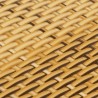 Paravent de balcon marron clair 300x80 cm résine tressée 