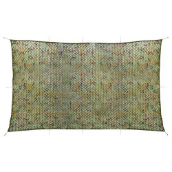 Filet de camouflage avec sac de rangement 2x7 m Vert 