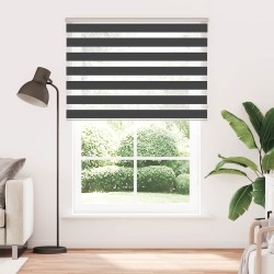 Store zèbre noir 155x230 cm largeur du tissu 150,9 cm polyester 