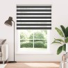 Store zèbre noir 155x230 cm largeur du tissu 150,9 cm polyester 
