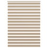 Store zèbre marron sable largeur du tissu 150,9 cm polyester 
