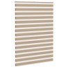 Store zèbre marron sable largeur du tissu 150,9 cm polyester 
