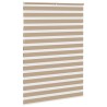 Store zèbre marron sable largeur du tissu 150,9 cm polyester 