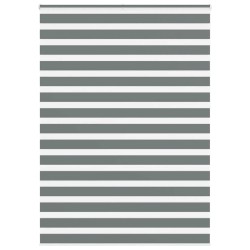 Store zèbre gris foncé largeur du tissu 150,9 cm polyester 