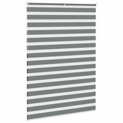 Store zèbre gris foncé largeur du tissu 150,9 cm polyester 