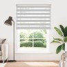 Store zèbre gris clair largeur du tissu 150,9 cm polyester 