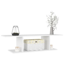 Meuble TV mural Blanc 103x30x26,5 cm 