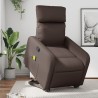 Fauteuil inclinable de massage Marron Similicuir 