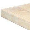 Table à manger Blanc 160x80x75 cm Bois de manguier massif 