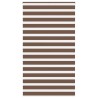 Store zèbre marron 135x230cm largeur du tissu 130,9cm polyester 