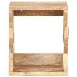 Support mural de planche à roulettes 25x20x30 cm Bois manguier 