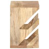 Support mural de planche à roulettes 25x20x30 cm Bois manguier 