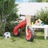 Vélo d'équilibre pour enfants avec pneus pneumatiques rouge 