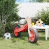 Vélo d'équilibre pour enfants avec pneus pneumatiques rouge 