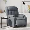 Fauteuil inclinable électrique Gris Similicuir 