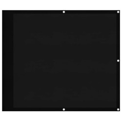 Écran de balcon noir 90x1000 cm 100% polyester oxford 