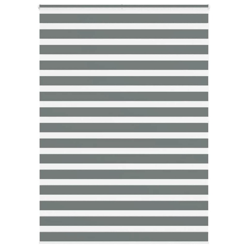 Store zèbre gris foncé largeur du tissu 155,9 cm polyester 