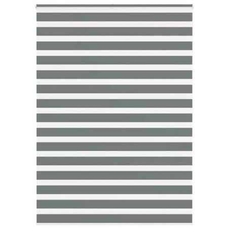 Store zèbre gris foncé largeur du tissu 155,9 cm polyester 