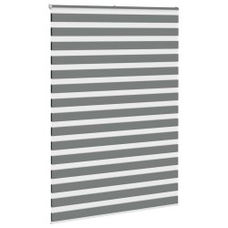 Store zèbre gris foncé largeur du tissu 155,9 cm polyester 