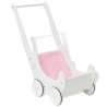 Poussette pour poupée Bois 53 x 25,7 x 50 cm Blanc 