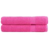 Serviettes de sauna de qualité supérieure SOLUND 2 pcs rose 