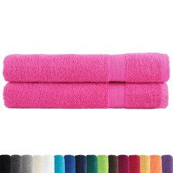 Serviettes de sauna de qualité supérieure SOLUND 2 pcs rose 