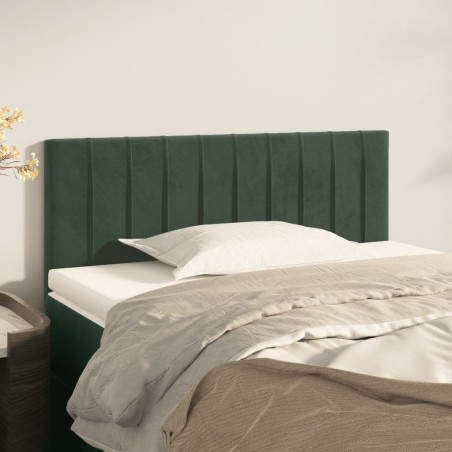 Tête de lit Vert foncé 90x5x78/88 cm Velours 