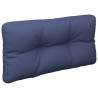 Ensemble de coussins en palette bleu marine 70x40x12 cm tissu 
