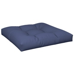 Ensemble de coussins en palette bleu marine 70x40x12 cm tissu 