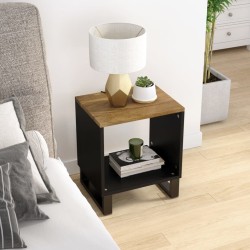 Table basse 40x31x46 cm Bois de manguier solide et d'ingénierie 