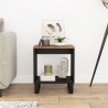 Table basse 40x31x46 cm Bois de manguier solide et d'ingénierie 