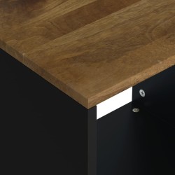 Table basse 40x31x46 cm Bois de manguier solide et d'ingénierie 