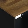 Table basse 40x31x46 cm Bois de manguier solide et d'ingénierie 
