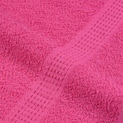 Ensemble de serviettes 12 pcs rose 360 g/m² 100% coton 