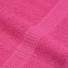 Ensemble de serviettes 12 pcs rose 360 g/m² 100% coton 