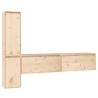 Meubles TV 4 pcs Bois massif de pin 