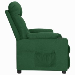 Fauteuil Vert foncé Tissu 