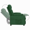 Fauteuil Vert foncé Tissu 