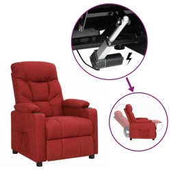 Fauteuil Rouge bordeaux Tissu 