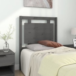 Tête de lit Gris 80,5x4x100 cm Bois massif de pin 