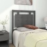 Tête de lit Gris 80,5x4x100 cm Bois massif de pin 