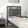 Tête de lit Gris 80,5x4x100 cm Bois massif de pin 