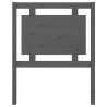 Tête de lit Gris 80,5x4x100 cm Bois massif de pin 