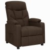 Fauteuil Marron foncé Tissu 