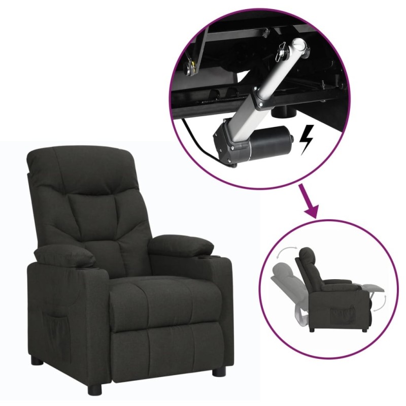 Fauteuil Noir Tissu 