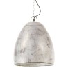 Lampe suspendue industrielle 25 W Argenté Rond 42 cm E27 