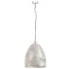 Lampe suspendue industrielle 25 W Argenté Rond 42 cm E27 
