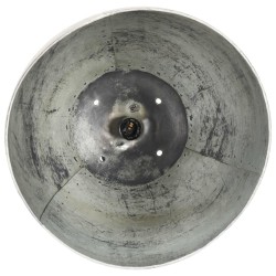 Lampe suspendue industrielle 25 W Argenté Rond 42 cm E27 