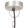 Lampe suspendue industrielle 25 W Argenté Rond 42 cm E27 